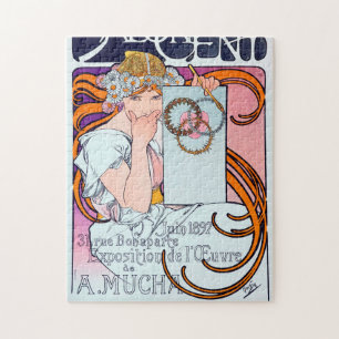 Alphonse Mucha Pussel