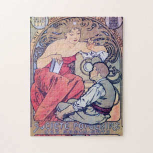 Alphonse Mucha Pussel