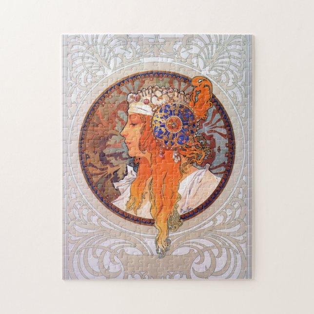 Alphonse Mucha Pussel (Vertikal)