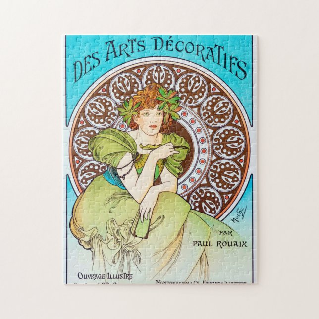 Alphonse Mucha Pussel (Vertikal)