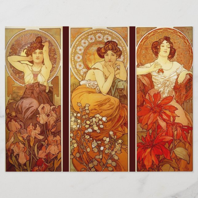 Alphonse Mucha Reklamblad (Framsidan)