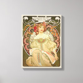 Alphonse Mucha Rêverie Daydröm CC0103 Art nouveau Canvastryck