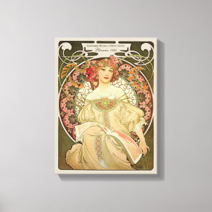 Alphonse Mucha Rêverie Daydröm CC0103 Art nouveau Canvastryck