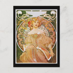 Alphonse Mucha Reverie Daydröm Vykort