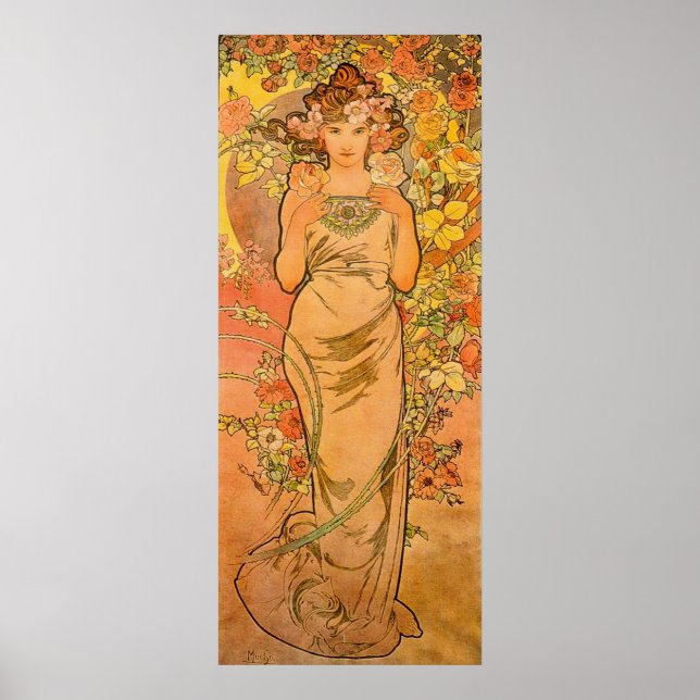 Alphonse Mucha Ro Poster (Framsidan)