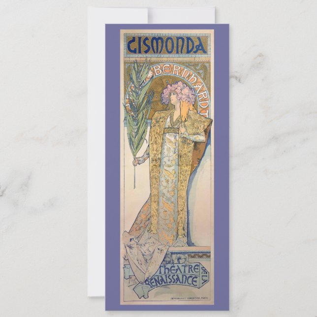 Alphonse Mucha - Sarah Bernhard Painting (Framsida)