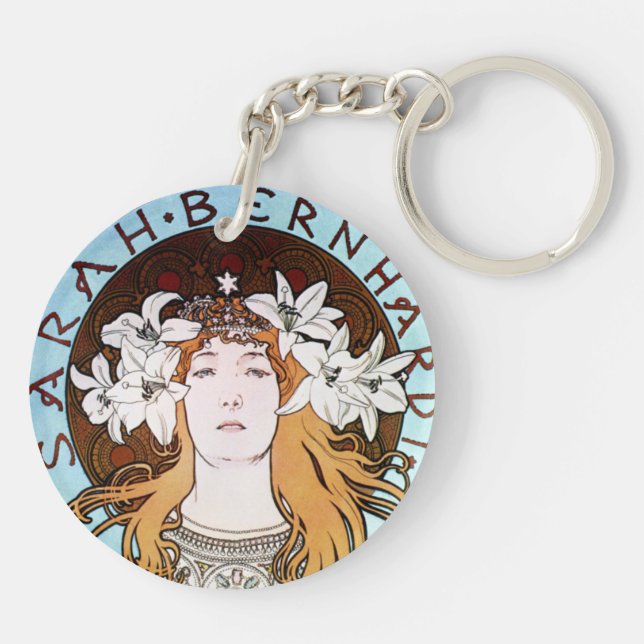Alphonse Mucha - Sarah Bernhardt (Baksidan)