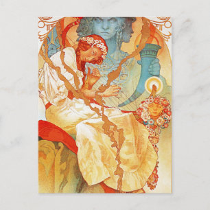 Alphonse Mucha, Slav Epic-vykort Vykort