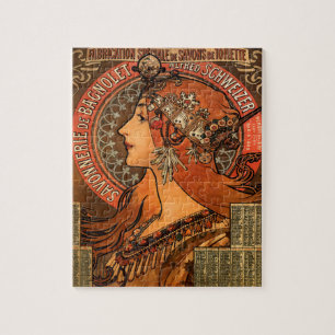 Alphonse Mucha Soap Factory 1897 Pussel