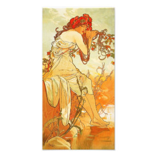 Alphonse Mucha, sommartryck Fototryck