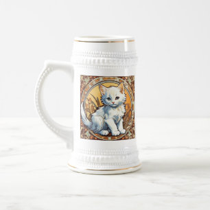 Alphonse Mucha Stil Cat Sejdel