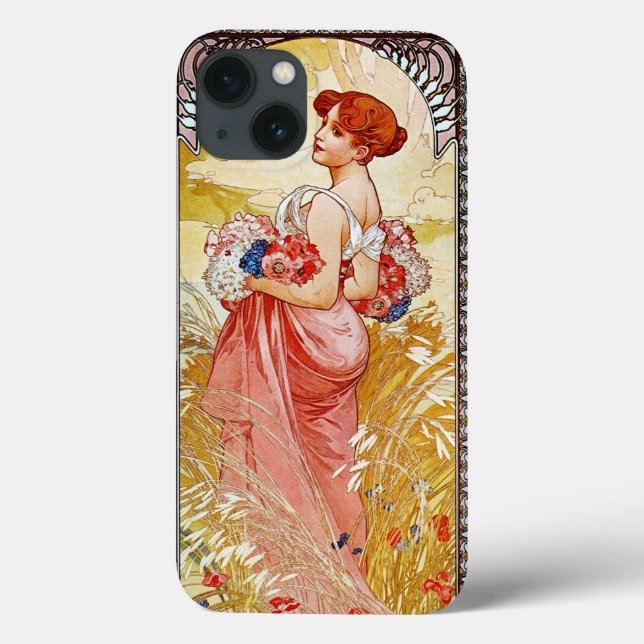 Alphonse Mucha Summer (Baksida)