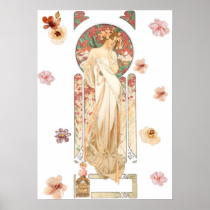 Alphonse Mucha - Sylvanis Essence Litografi Poster
