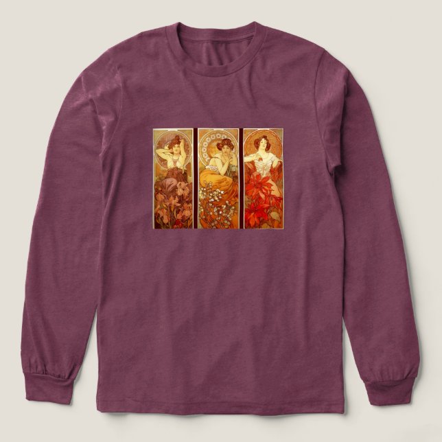 Alphonse Mucha T Shirt (Design framsida)