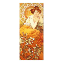Alphonse Mucha Topaz Skriv ut