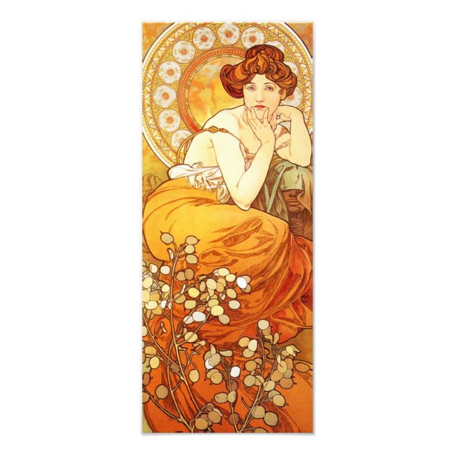 Alphonse Mucha Topaz Skriv ut Fototryck (Framsidan)