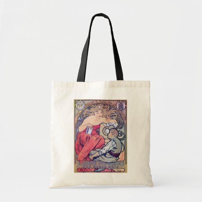 Alphonse Mucha Tygkasse (Framsidan)