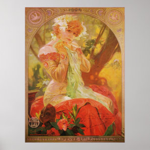 Alphonse Mucha Utile LeFevre Poster