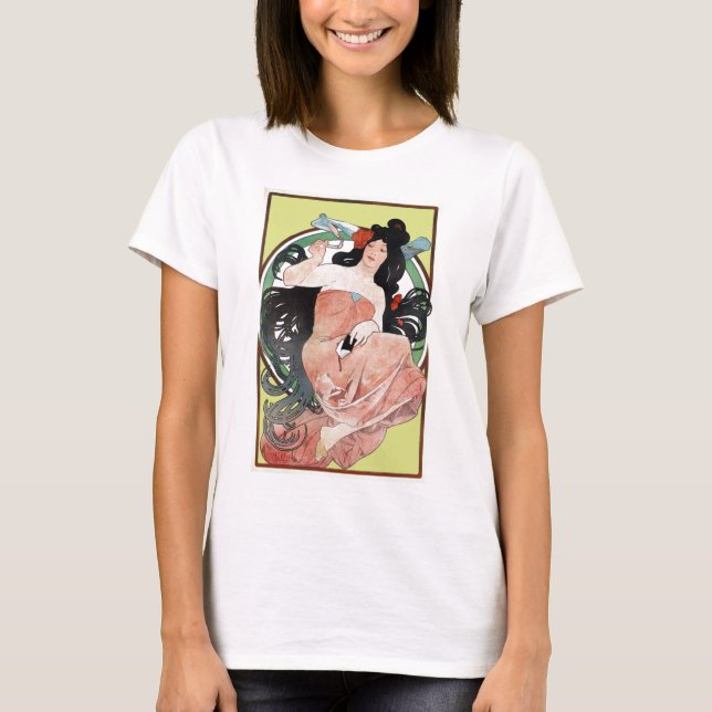 Alphonse Mucha Victorianart nouveau Tröja (Framsida)