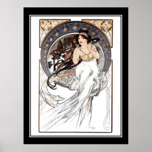 Alphonse Mucha Vintage affisch fransk