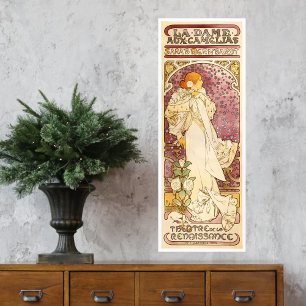 Alphonse Mucha vintage affisch wall art