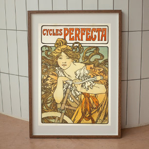 Alphonse Mucha vintage affisch wall art