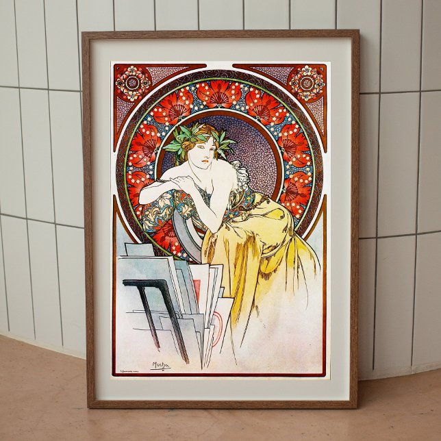 Alphonse Mucha vintage affisch wall art (Skapare uppladdad)