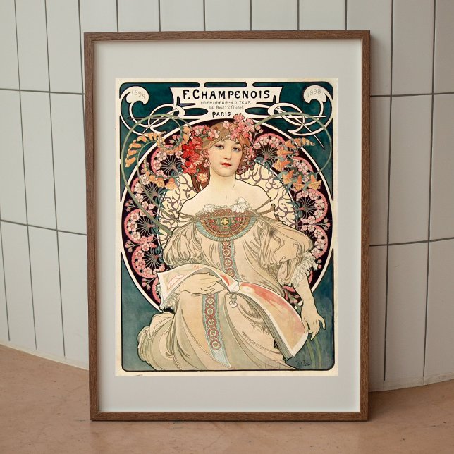 Alphonse Mucha vintage affisch wall art (Skapare uppladdad)