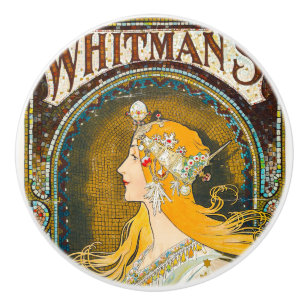 Alphonse Mucha Vintage Whitmans Ad Knopp