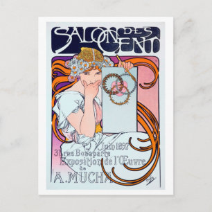 Alphonse Mucha Vykort