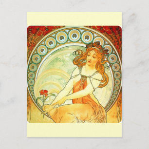 Alphonse Mucha Vykort