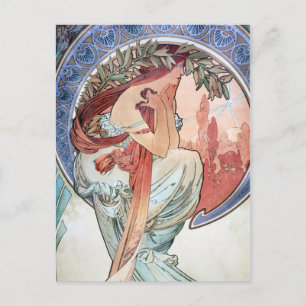 Alphonse Mucha Vykort