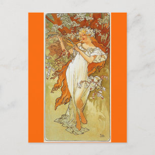 Alphonse Mucha Vykort