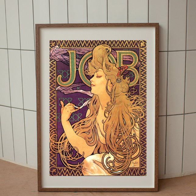 Alphonse Mucha wall art vintage affisch (Skapare uppladdad)