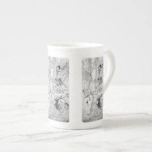 Alphonse Mucha Winter GS II WB Benporslin Mugg