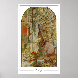 Alphonse Mucha Zedign Art Poster #169