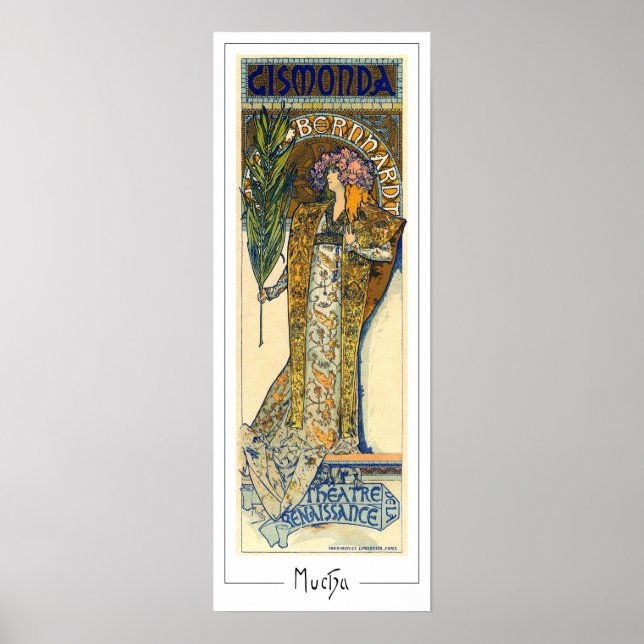 Alphonse Mucha Zedign Art Poster #198 (Framsidan)