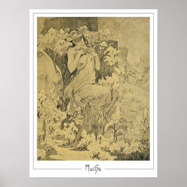 Alphonse Mucha Zedign Art Poster #285 (Framsidan)