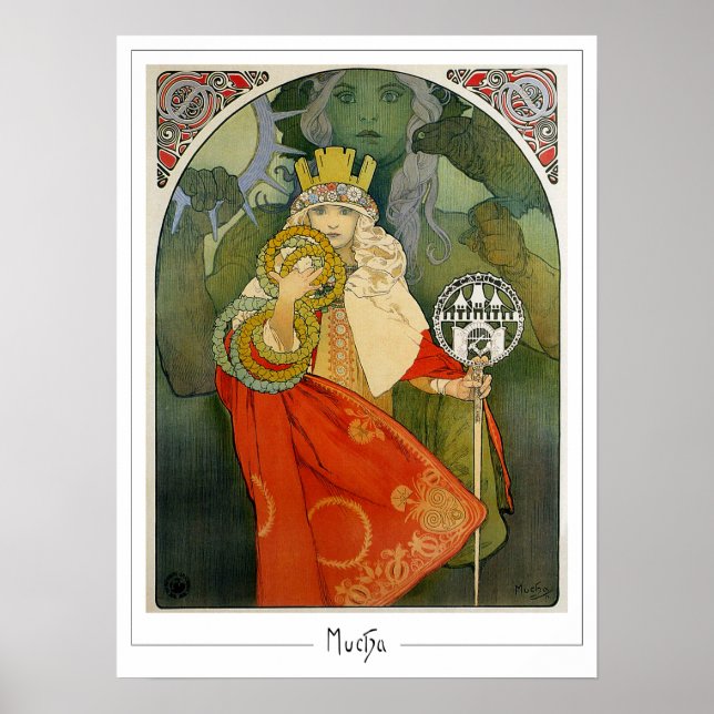 Alphonse Mucha Zedign Art Poster #312 (Framsidan)