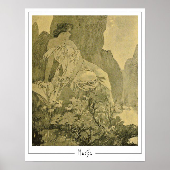 Alphonse Mucha Zedign Art Poster #335 (Framsidan)