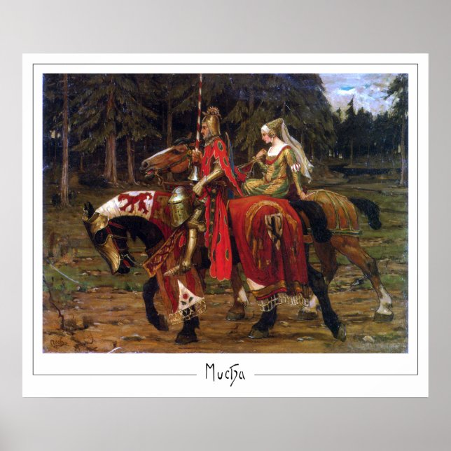 Alphonse Mucha Zedign Art Poster #397 (Framsidan)