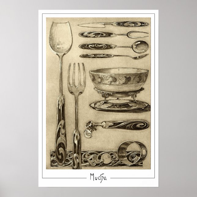 Alphonse Mucha Zedign Art Poster #55 (Framsidan)