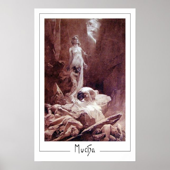 Alphonse Mucha Zedign Art Poster #77 (Framsidan)