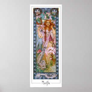 Alphonse Mucha Zedign Art Poster #96