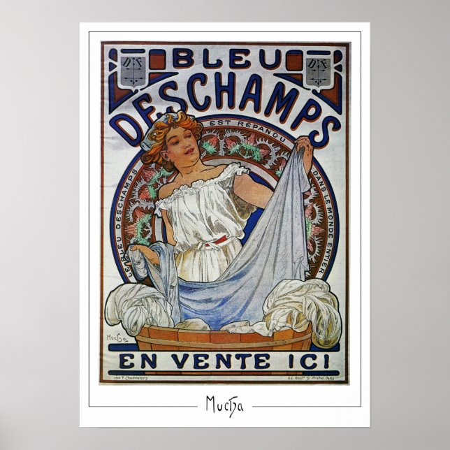 Alphonse Mucha Zedign-konstaffisch #11 Poster (Framsidan)