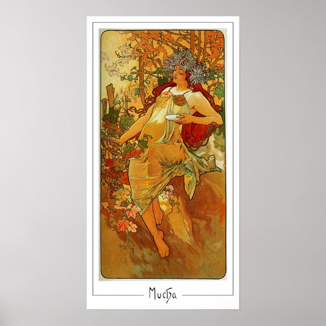 Alphonse Mucha Zedign konstaffisch #127 Poster (Framsidan)