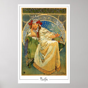 Alphonse Mucha Zedign konstaffisch #147 Poster