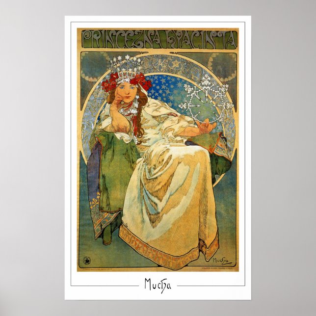 Alphonse Mucha Zedign konstaffisch #147 Poster (Framsidan)