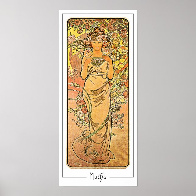 Alphonse Mucha Zedign konstaffisch #160 Poster (Framsidan)