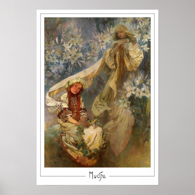 Alphonse Mucha Zedign konstaffisch #165 Poster (Framsidan)